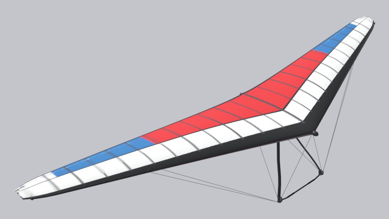 Модель Aeros Combat C 12.7 в игре (рендер Blender)