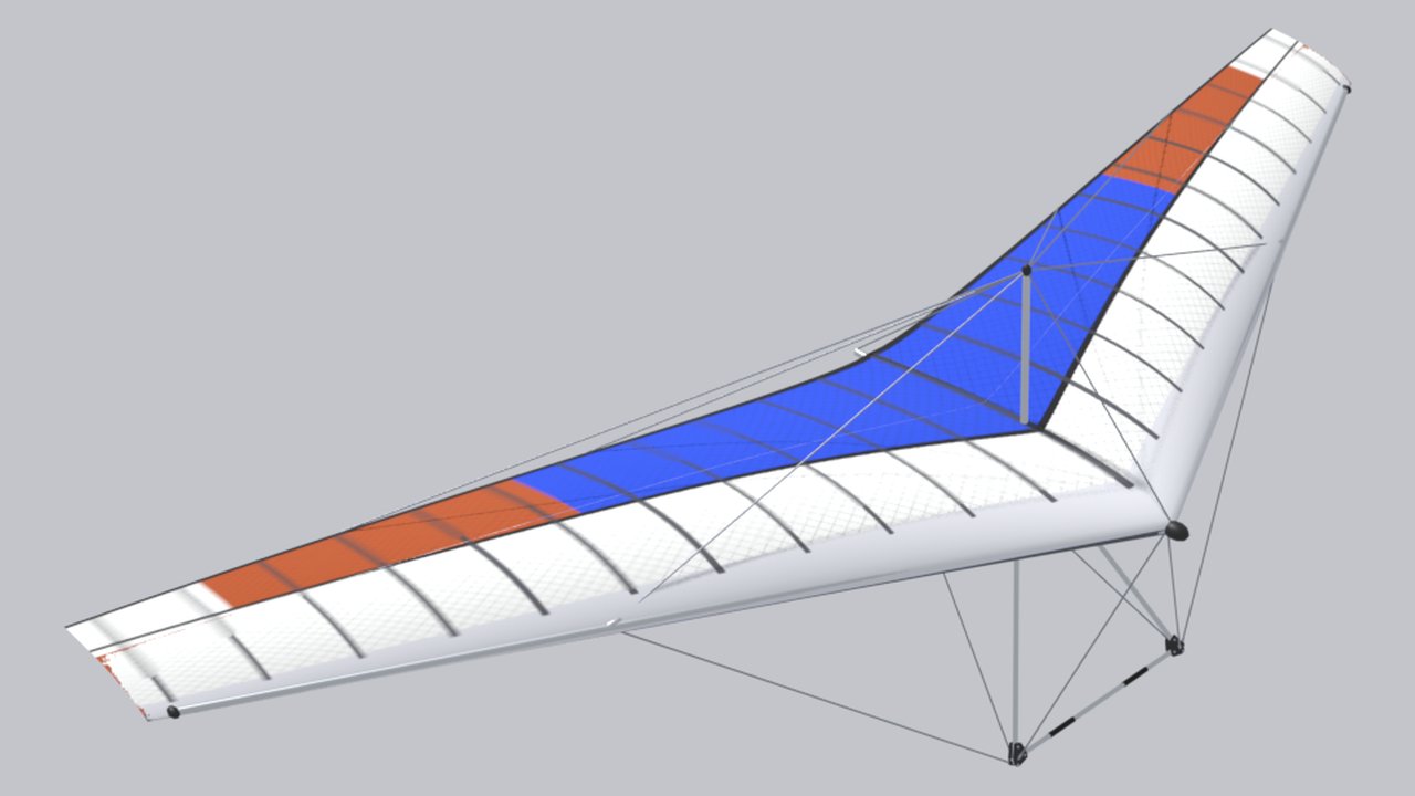 Модель Wills Wing Eagle 164 в игре (рендер Blender)