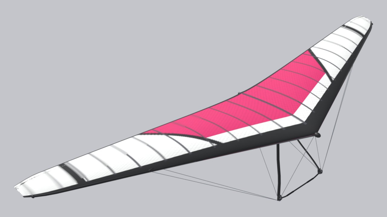 Модель Wills Wing Fusion 150 в игре (рендер Blender)