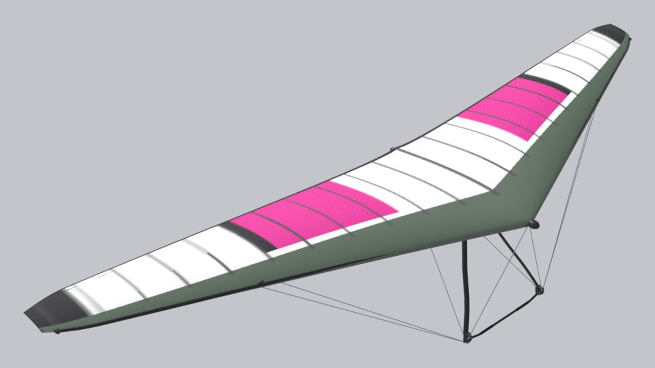Модель Wills Wing T2C 144 в игре (рендер Blender)