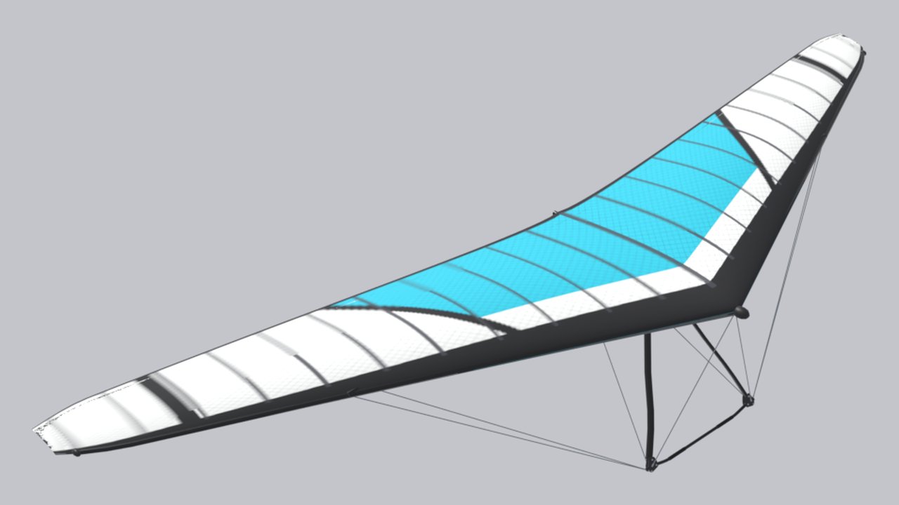 Модель Wills Wing T3 144 в игре (рендер Blender)