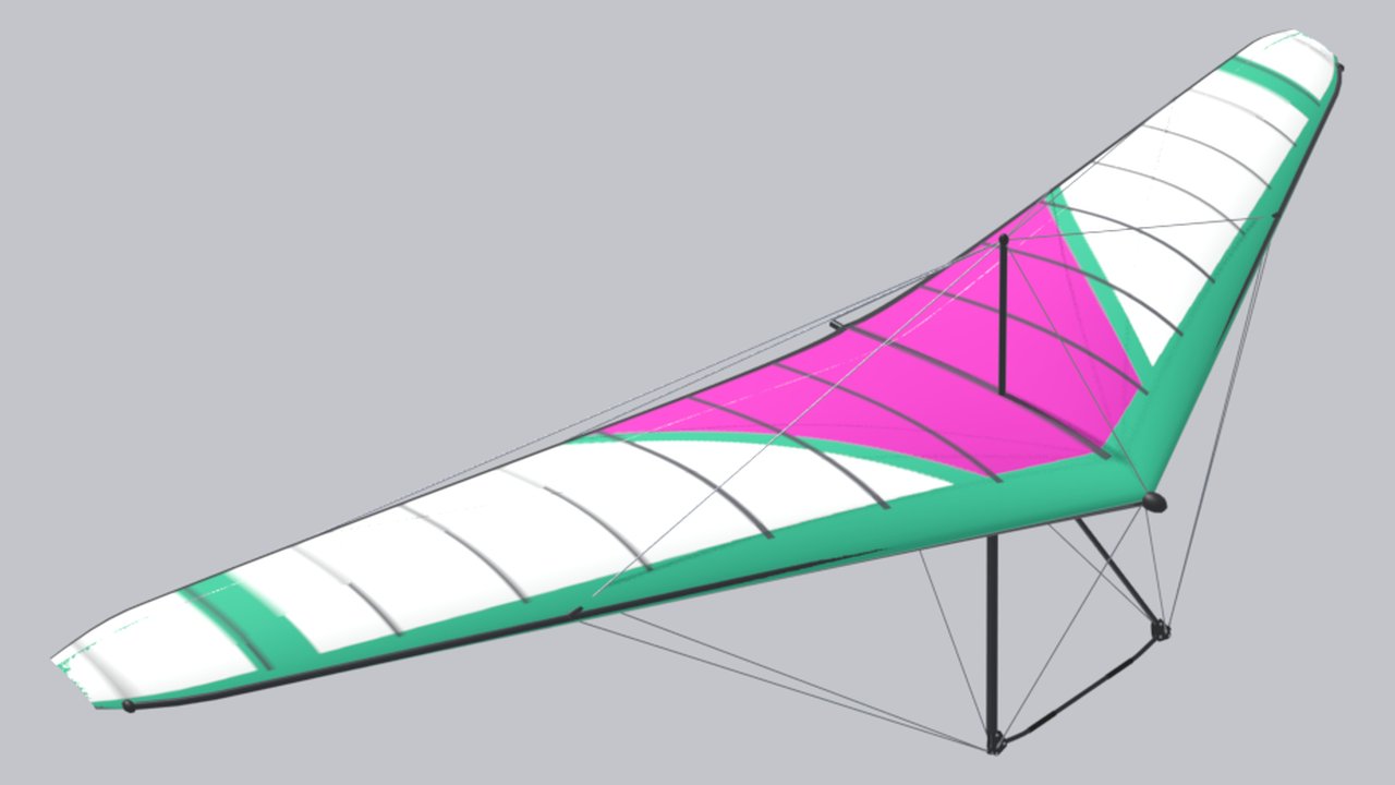 Модель Wills Wing U2 145 в игре (рендер Blender)